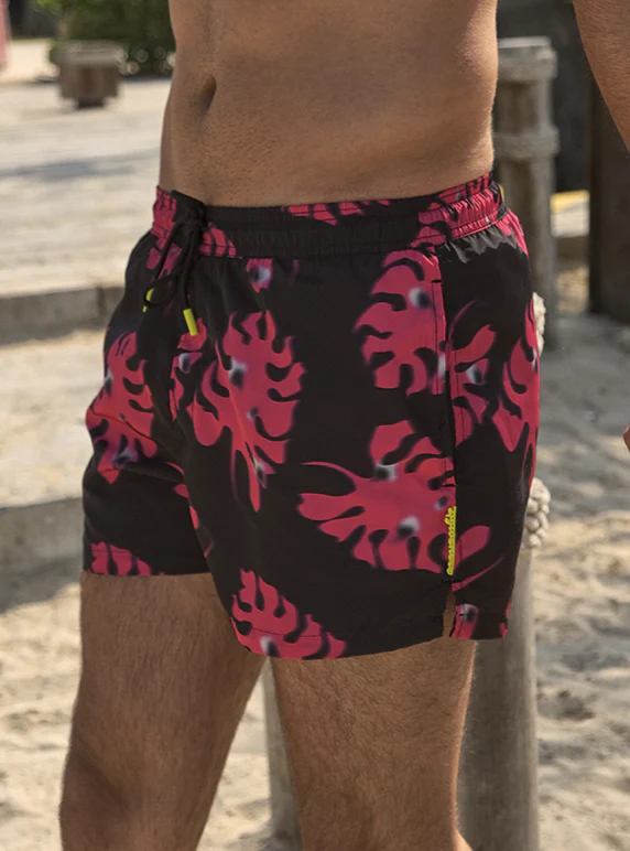 Costume 4GIVENESS boxer corto Palmen Fuxia - immagine 2