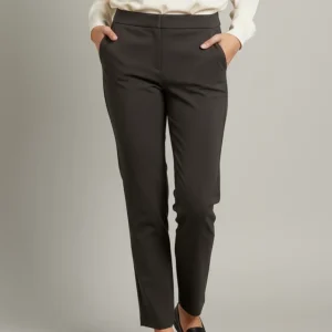 TEE TIME - Pantalone a sigaretta con elastico in vita donna