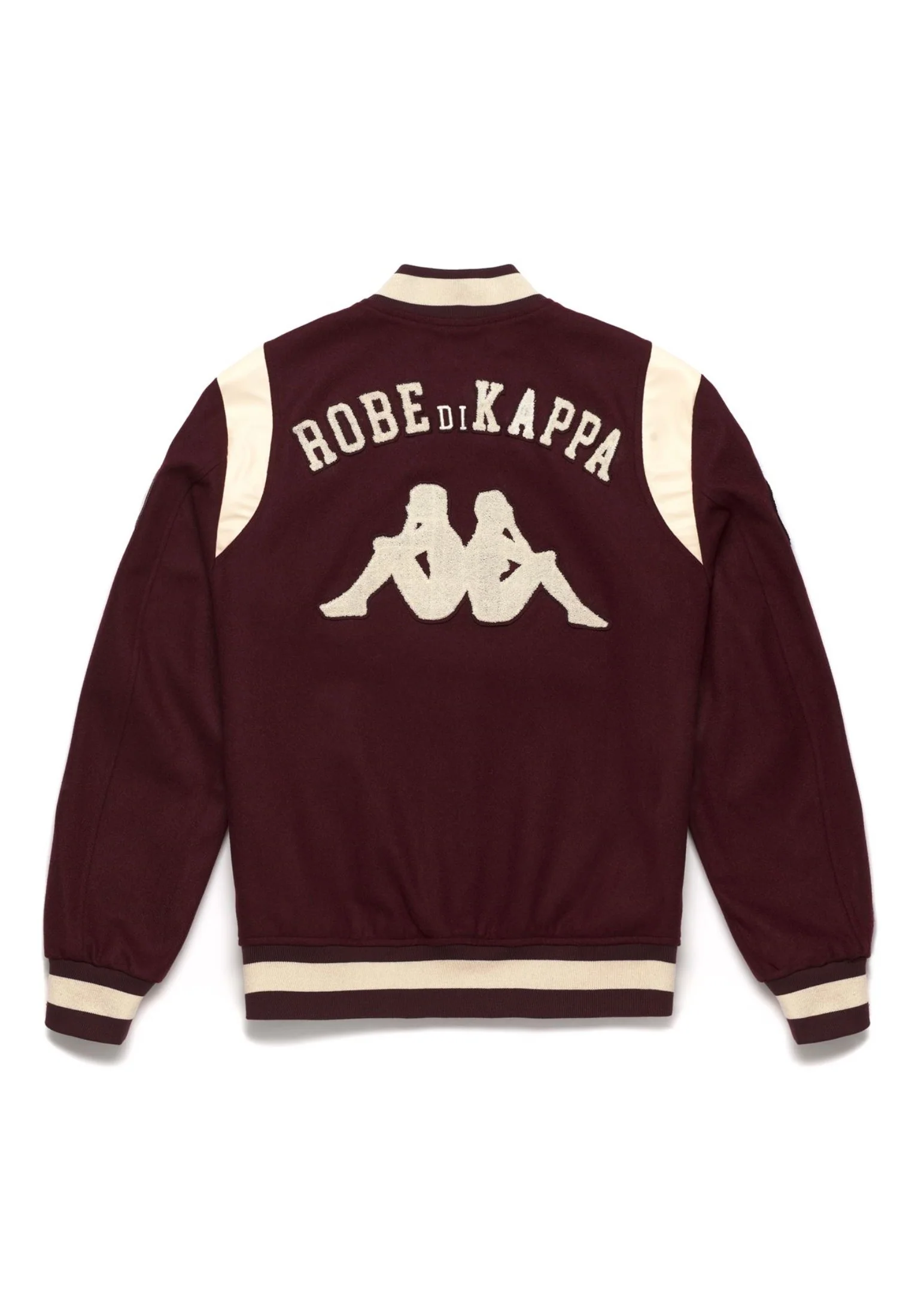 Giubbotto bomber ROBE DI KAPPA patch applicati rosso tibetano - immagine 2