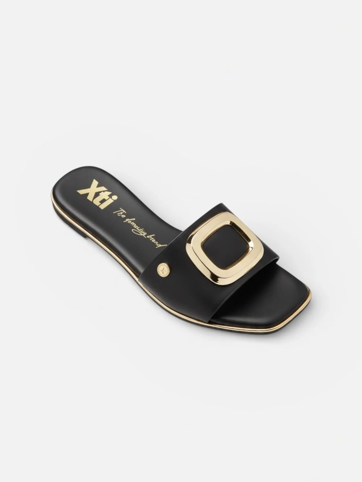 XTI - MEMORY FOAM - Ciabatta con Fibbia Oro Elegante donna - immagine 2