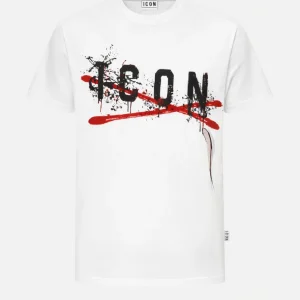 ICON - T-shirt con stampa red uomo