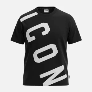 ICON - T-shirt con logo trasversale uomo
