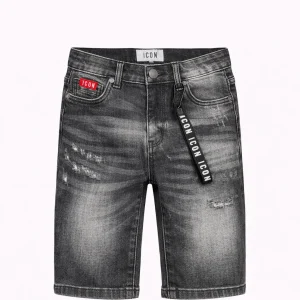 ICON - Bermuda in denim bambino