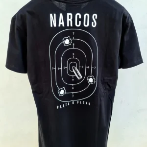 T-shirt NARCOS stampa nera