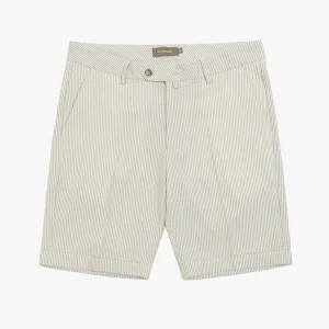 GIANNI LUPO - Bermuda a righe beige