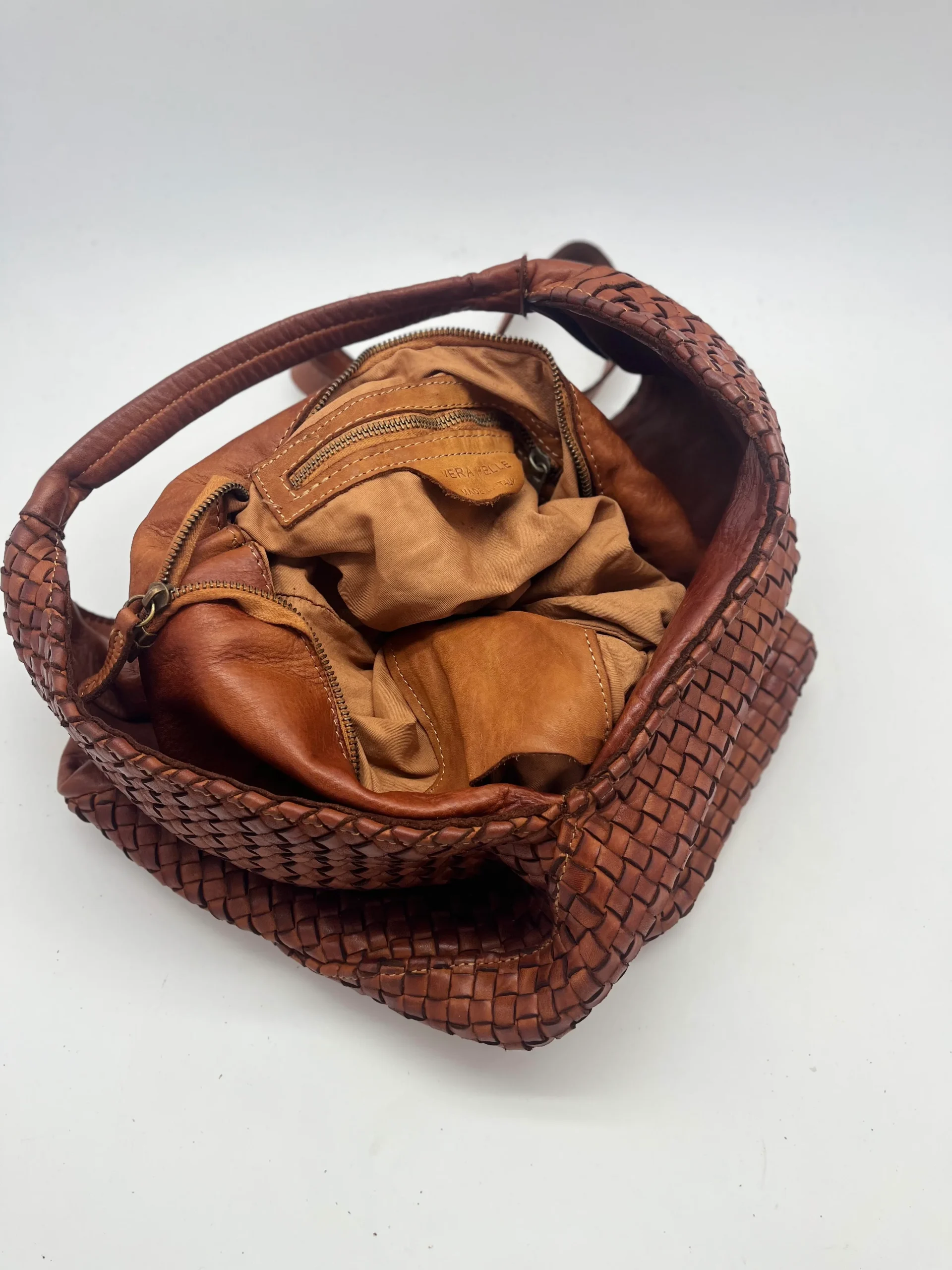 VITTORIA borsa di pelle lavata - immagine 6