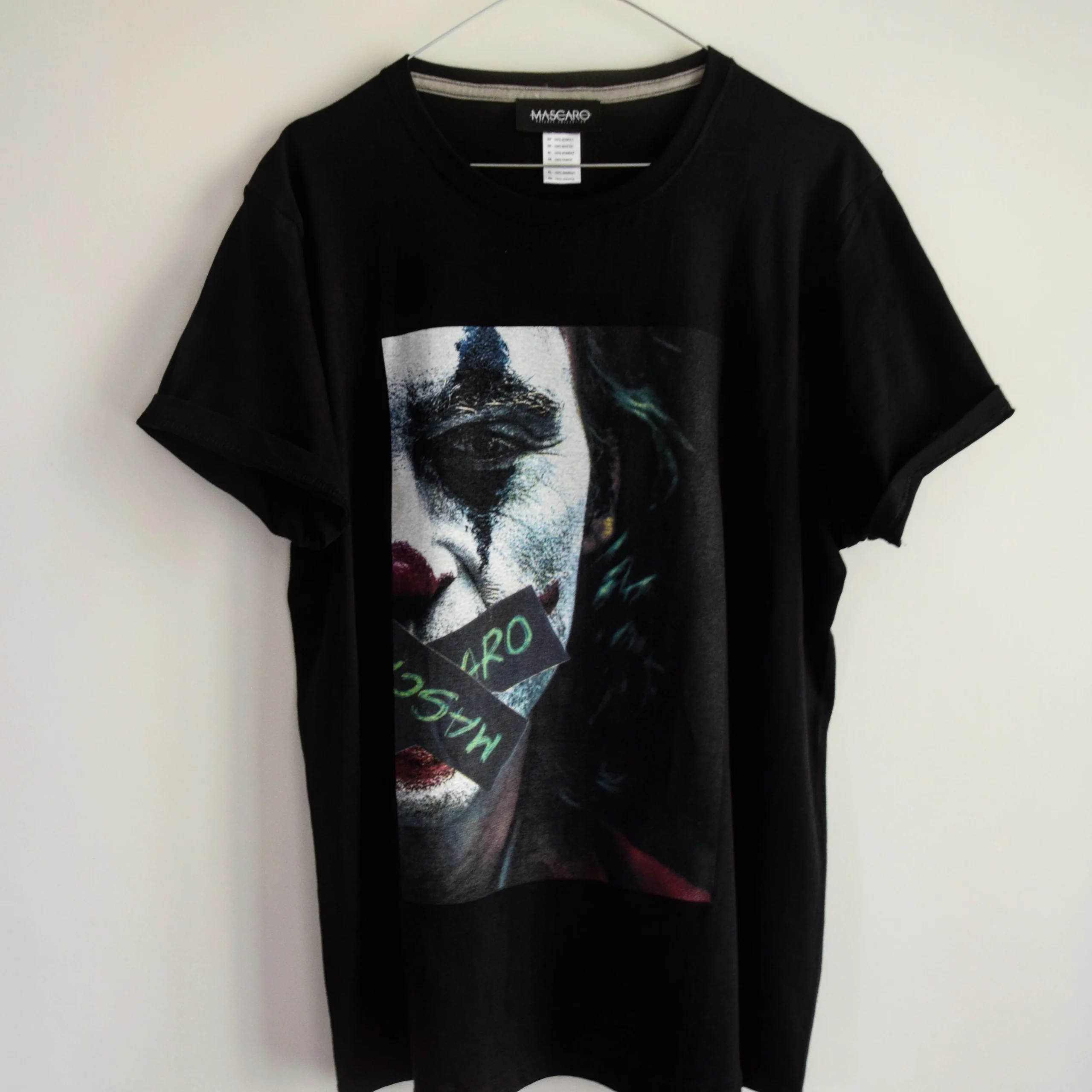 Tshirt MASCARO joker nera - immagine 3