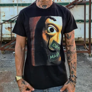 Tshirt MASCARO joker casa de papel