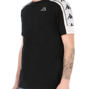 T-shirt KAPPA 222 banda 10 nero/bianco