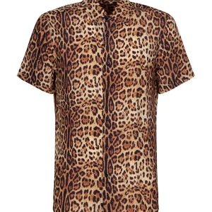 Camicia 4GIVENESS manica corta Leopardata