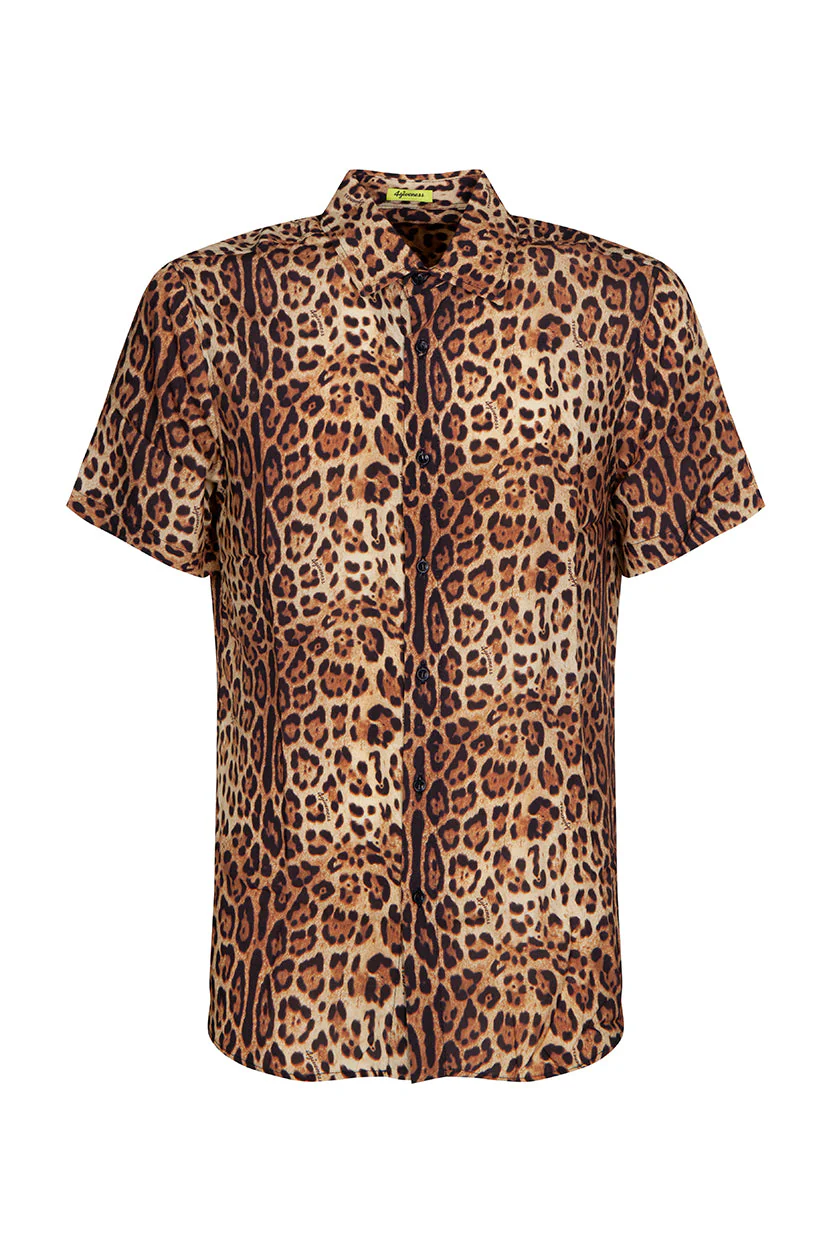 Camicia 4GIVENESS manica corta Leopardata - immagine 2