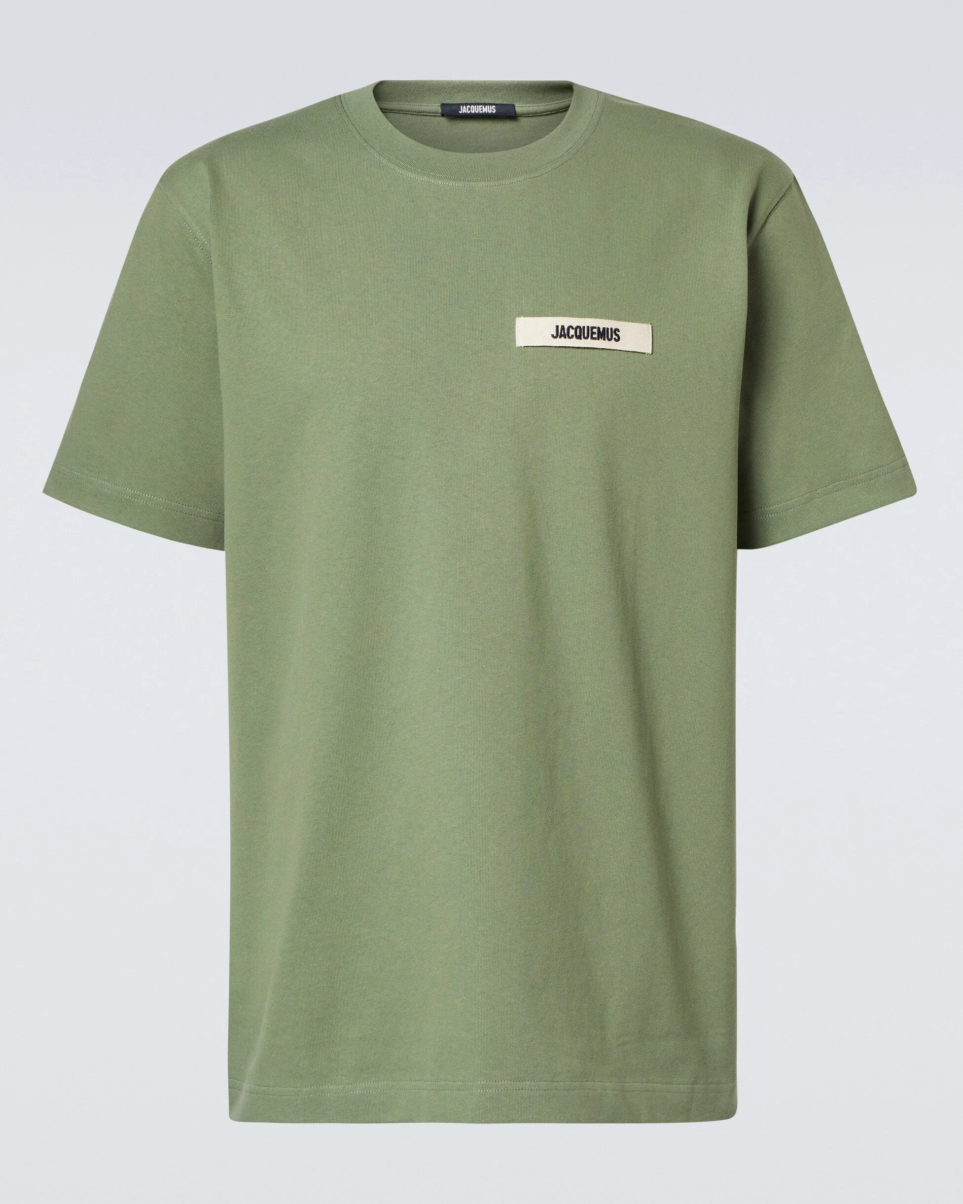 T-shirt JACQUEMUS gros grain verde - immagine 2