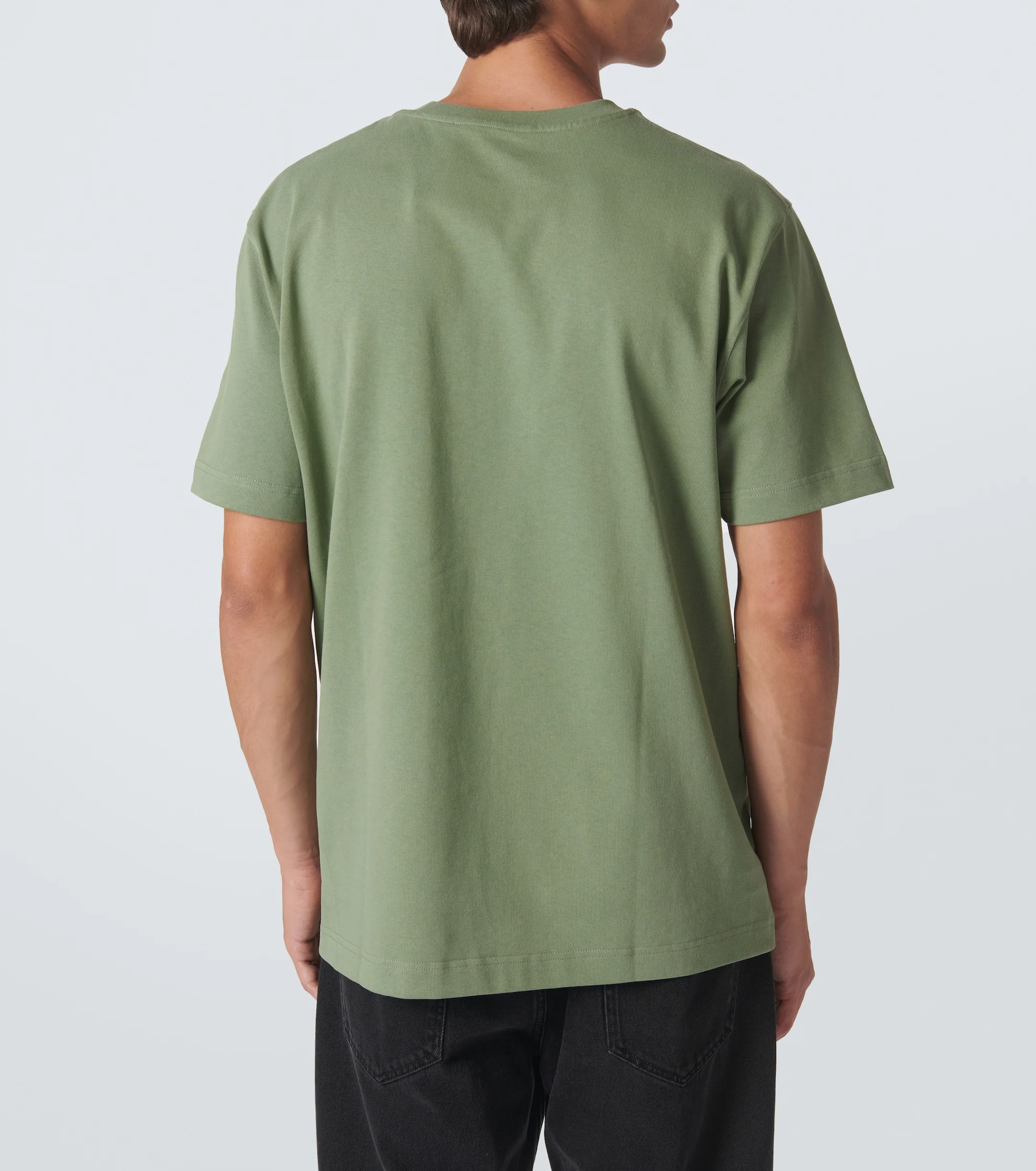 T-shirt JACQUEMUS gros grain verde - immagine 4