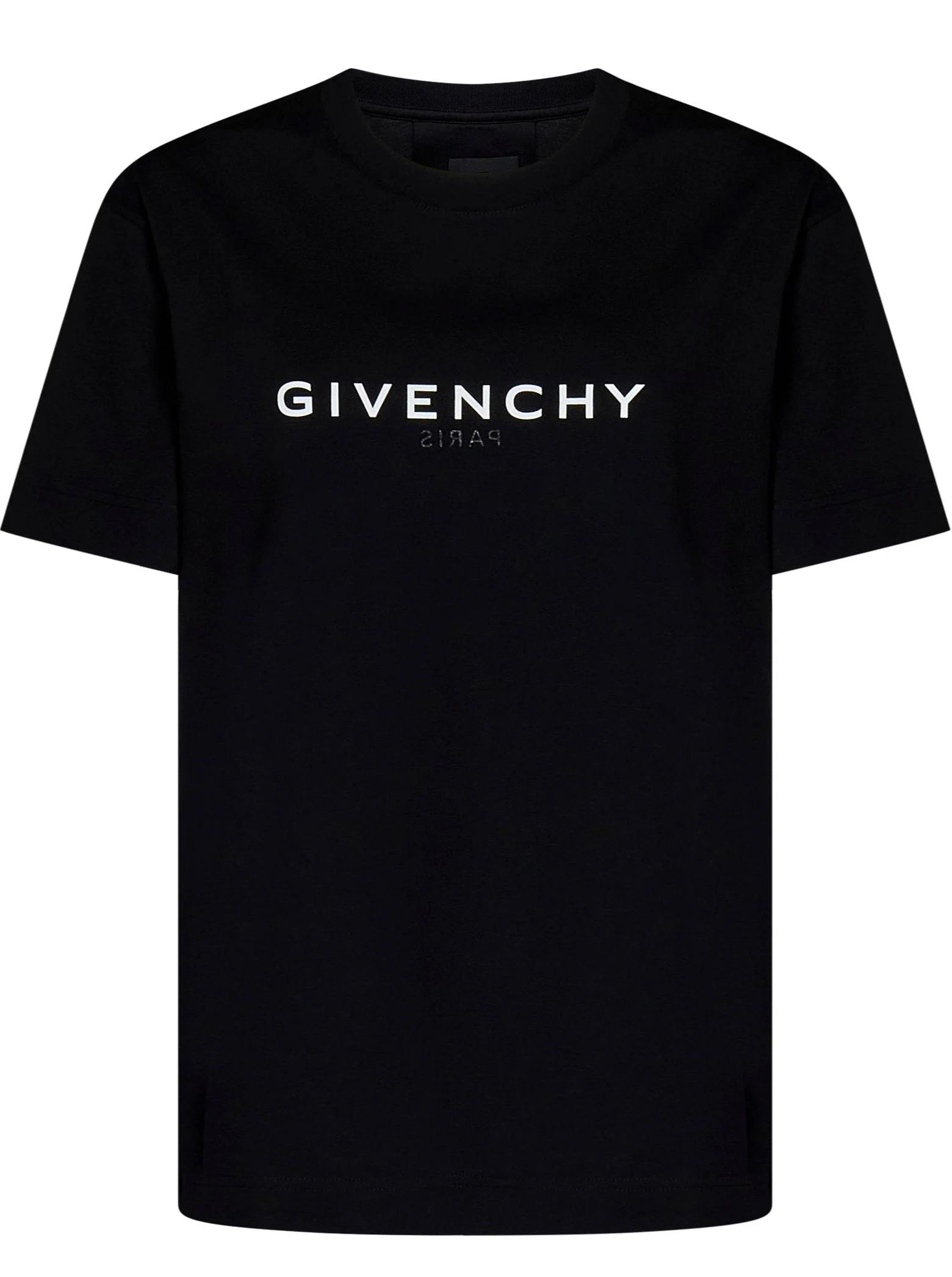 T-shirt GIVENCHY logo reverse oversize nera - immagine 5