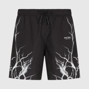 Costume PHOBIA swimboxer fulmine grigio nero