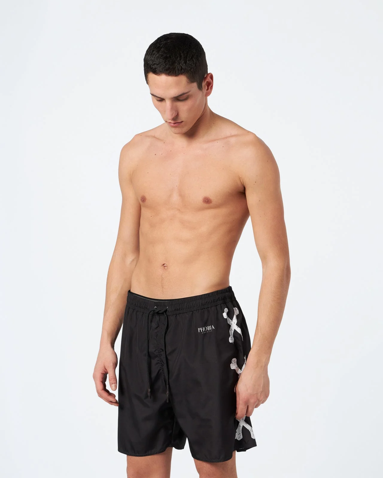 Costume PHOBIA swimboxer ossi bianco nero - immagine 3