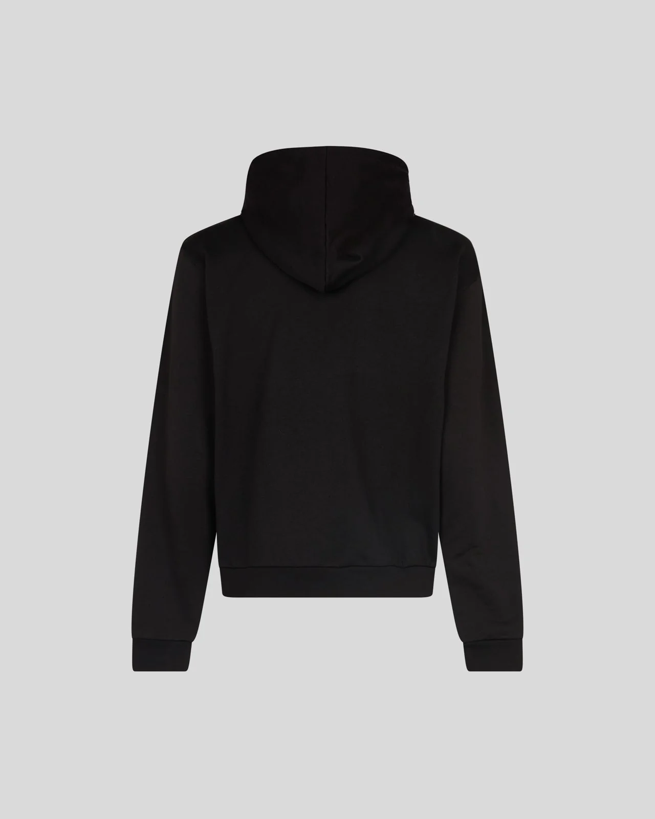 Felpa PHOBIA cappuccio nera stampa fulmini blu e grigi - immagine 5