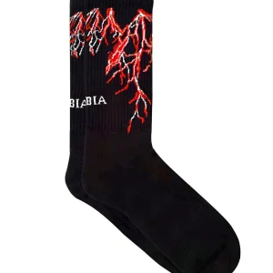 Calze PHOBIA fulmine nero varianti multicolor