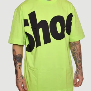 T-shirt SHOE ted oversize taglia unica lime