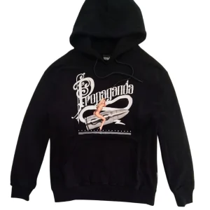 Felpa PROPAGANDA cappuccio Dreams nero