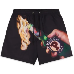 Costume boxer PROPAGANDA swimtrunk Super nero