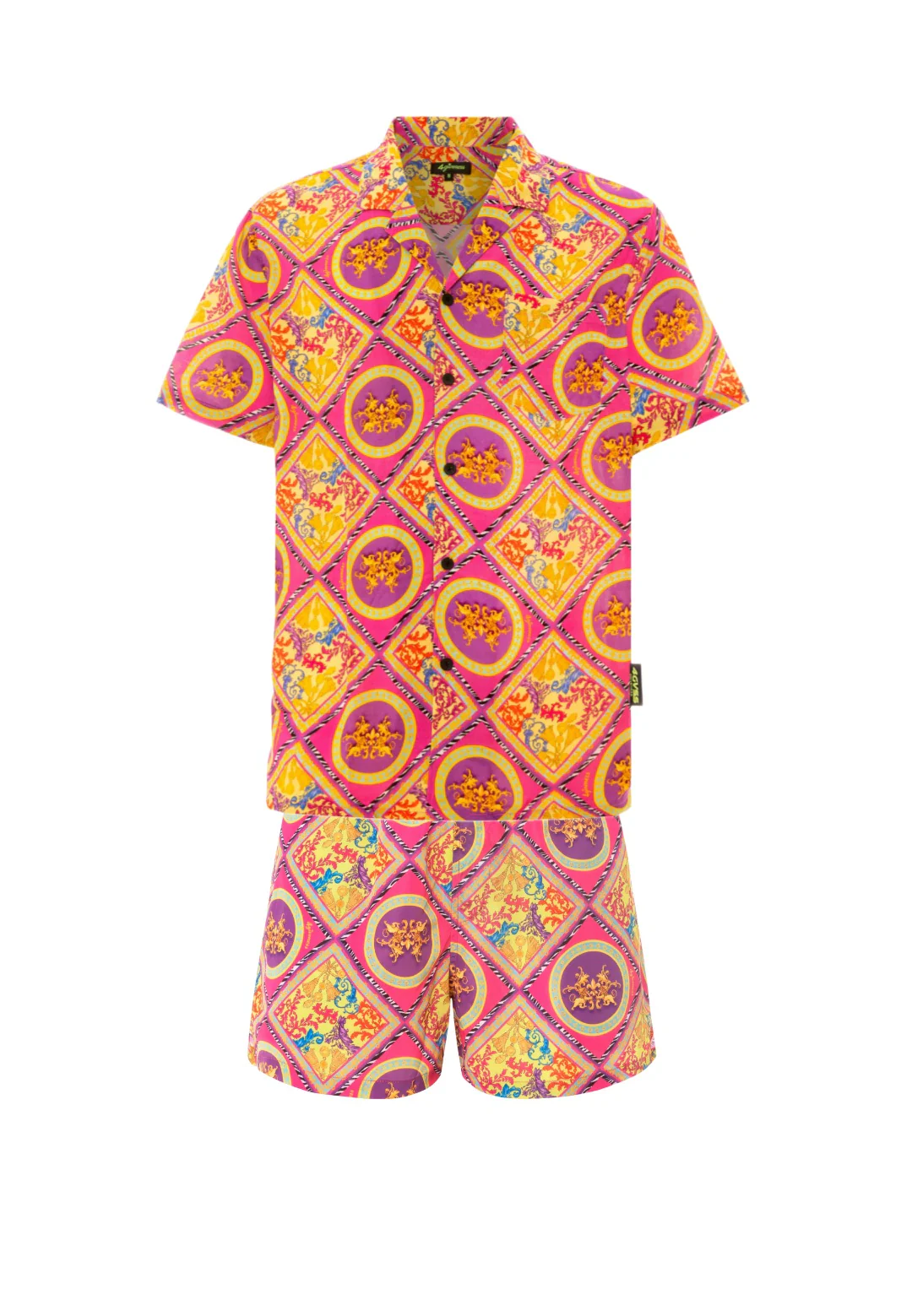 Completo mare 4GIVENESS camicia + boxer opulent geometric - immagine 4