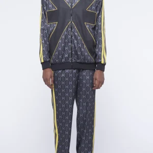 Completo tuta RICHMOND X felpa zip + pantalone nero