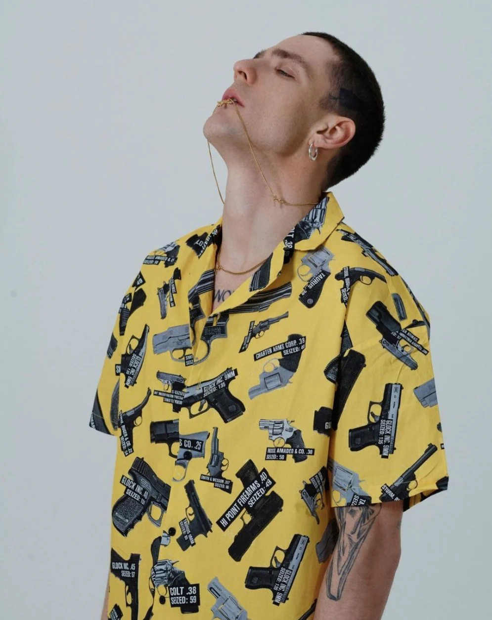 Camicia PROPAGANDA stampa all over beach - immagine 2