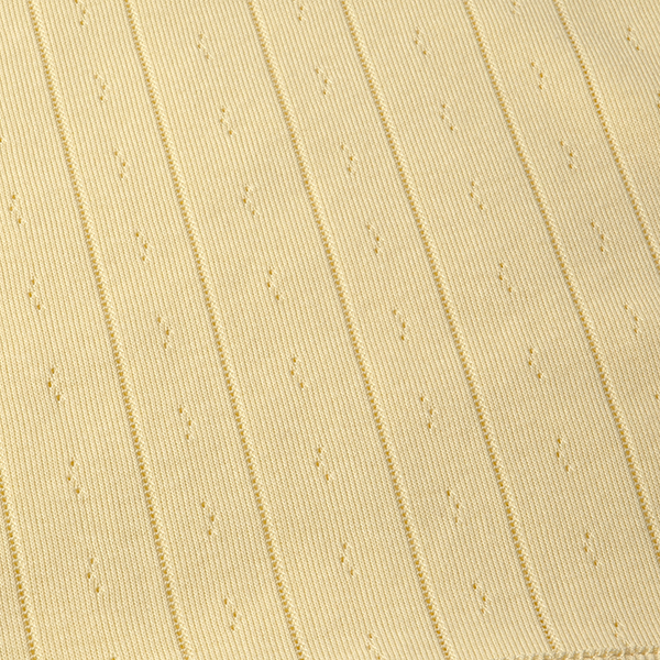 Body incrociato a manica lunga in maglia traforato100% cotone neonato - immagine 4