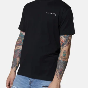 T-shirt RICHMOND X logo sul retro nera