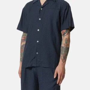 Completino estivo RICHMOND X camicia + bermuda blue navy