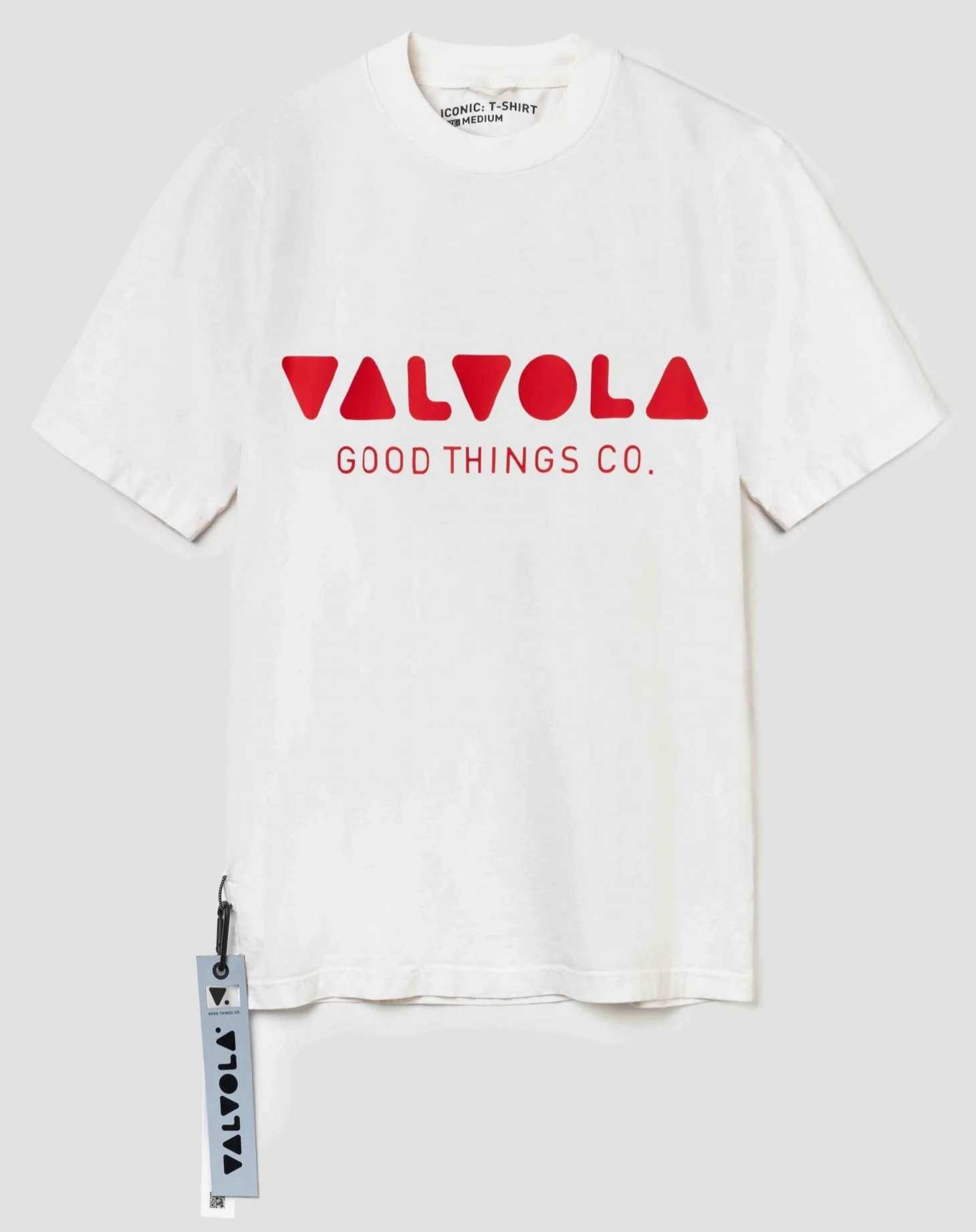 T-Shirt VALVOLA Bianca/Rossa - immagine 3