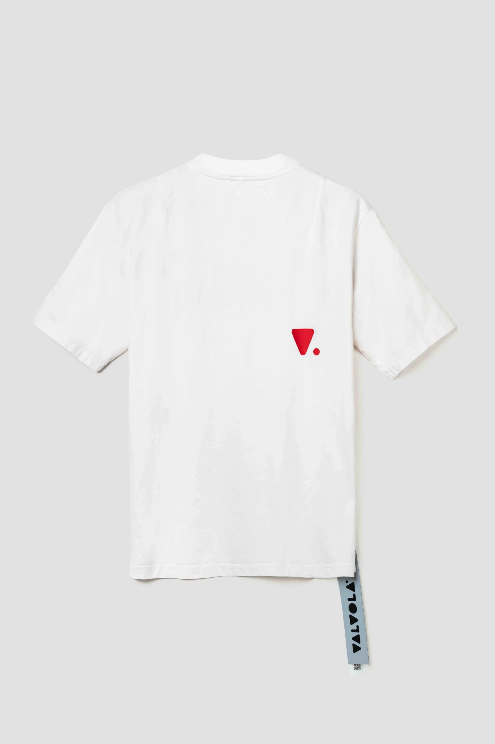 T-Shirt VALVOLA Bianca/Rossa - immagine 4