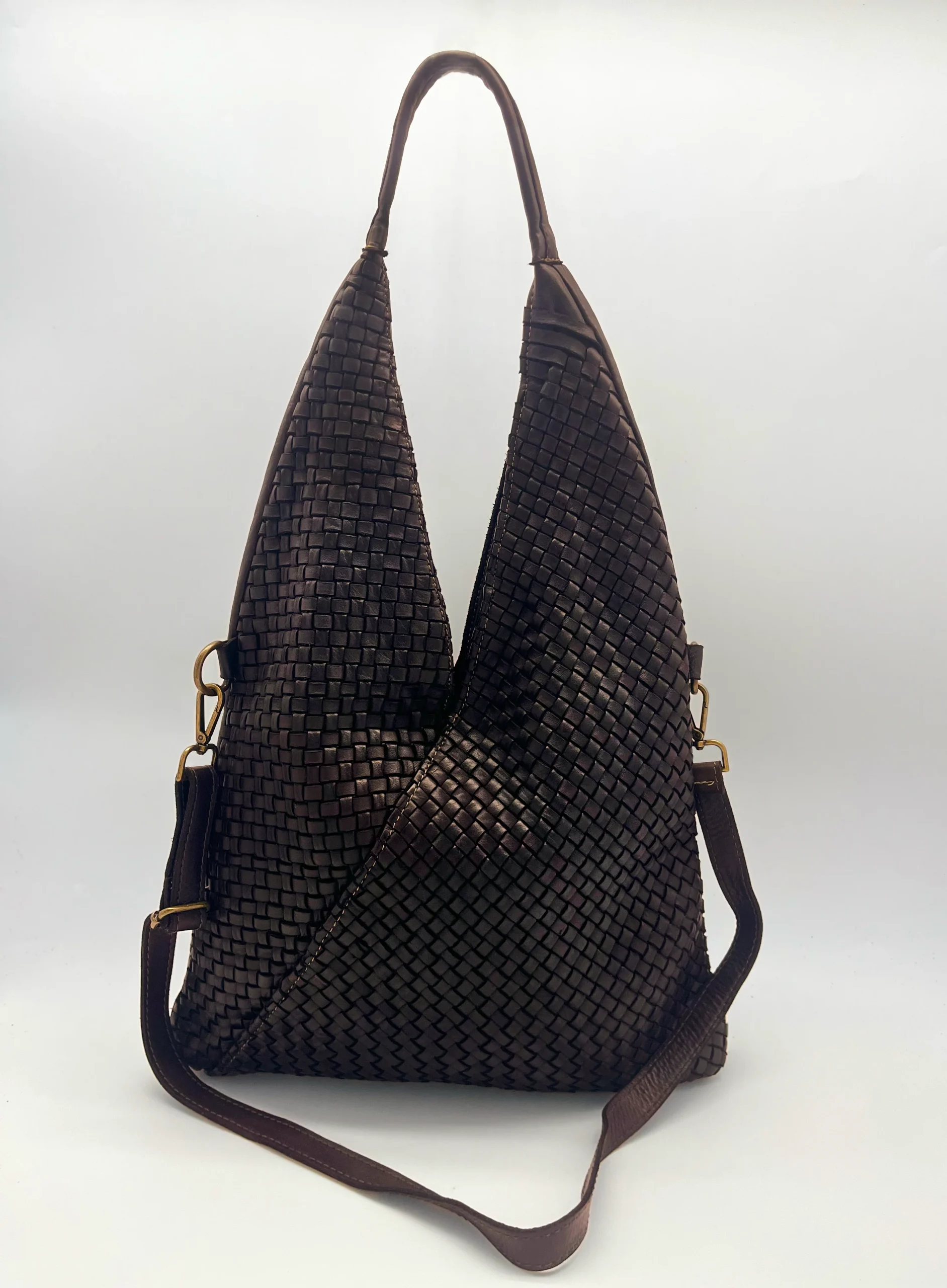 VITTORIA borsa di pelle lavata - immagine 8