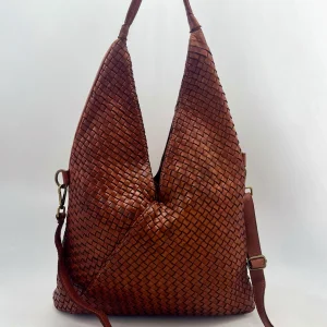 VITTORIA borsa di pelle lavata