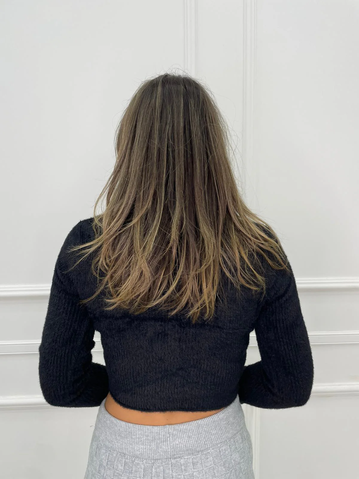 Cardigan in pelo con bottoni gioiello - immagine 9