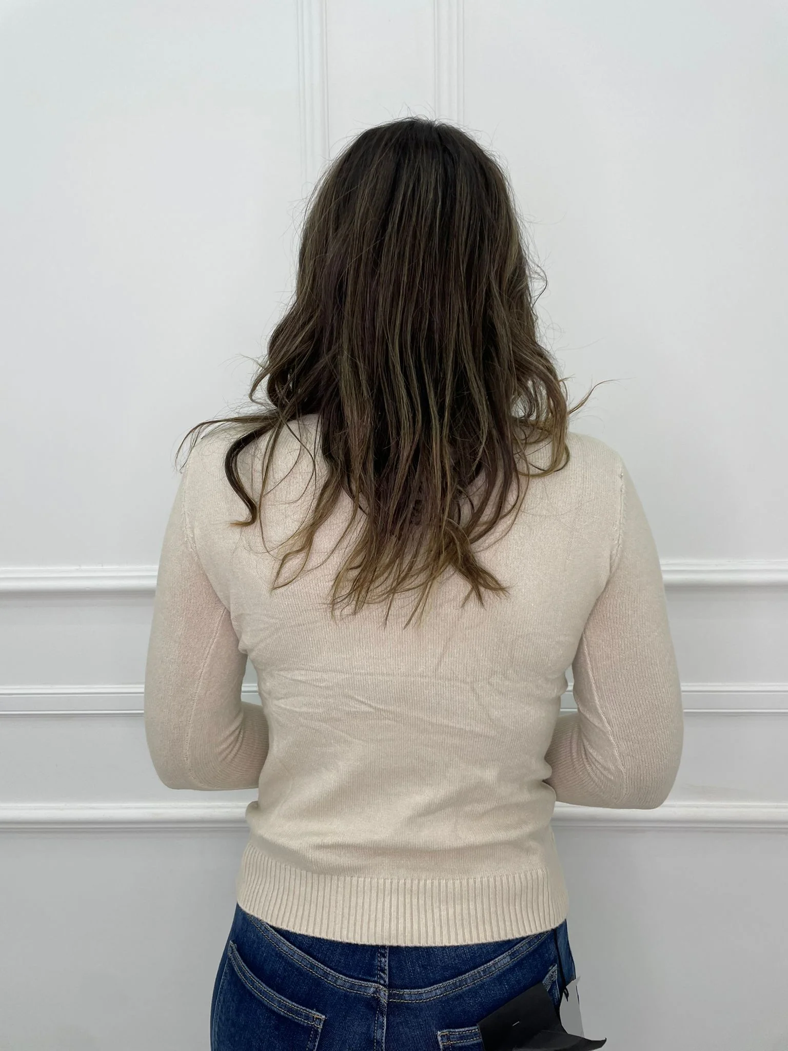 Maglione in lana soft mezzo collo - immagine 9