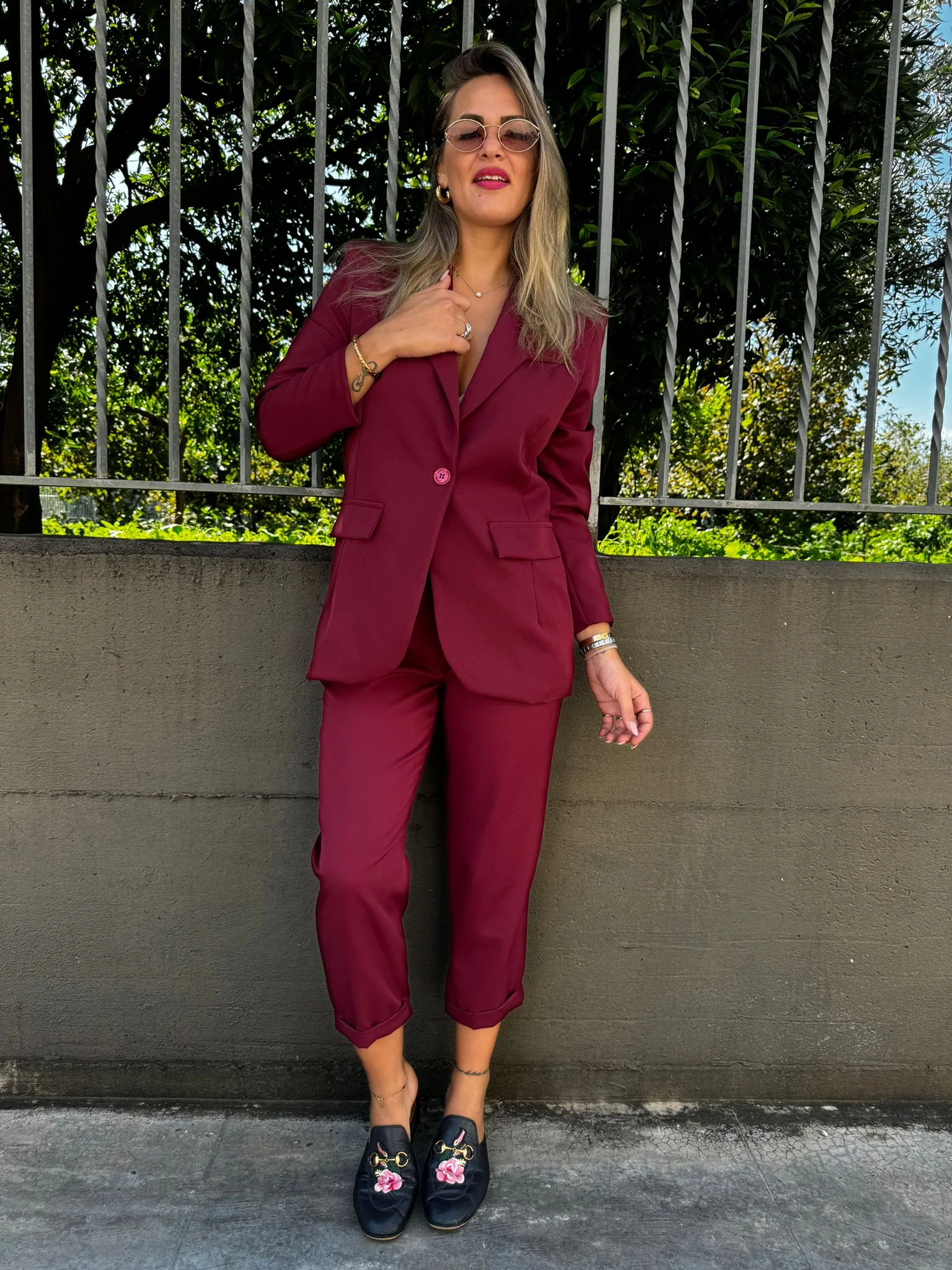 Tailleur Positano con giacca monopetto - immagine 2