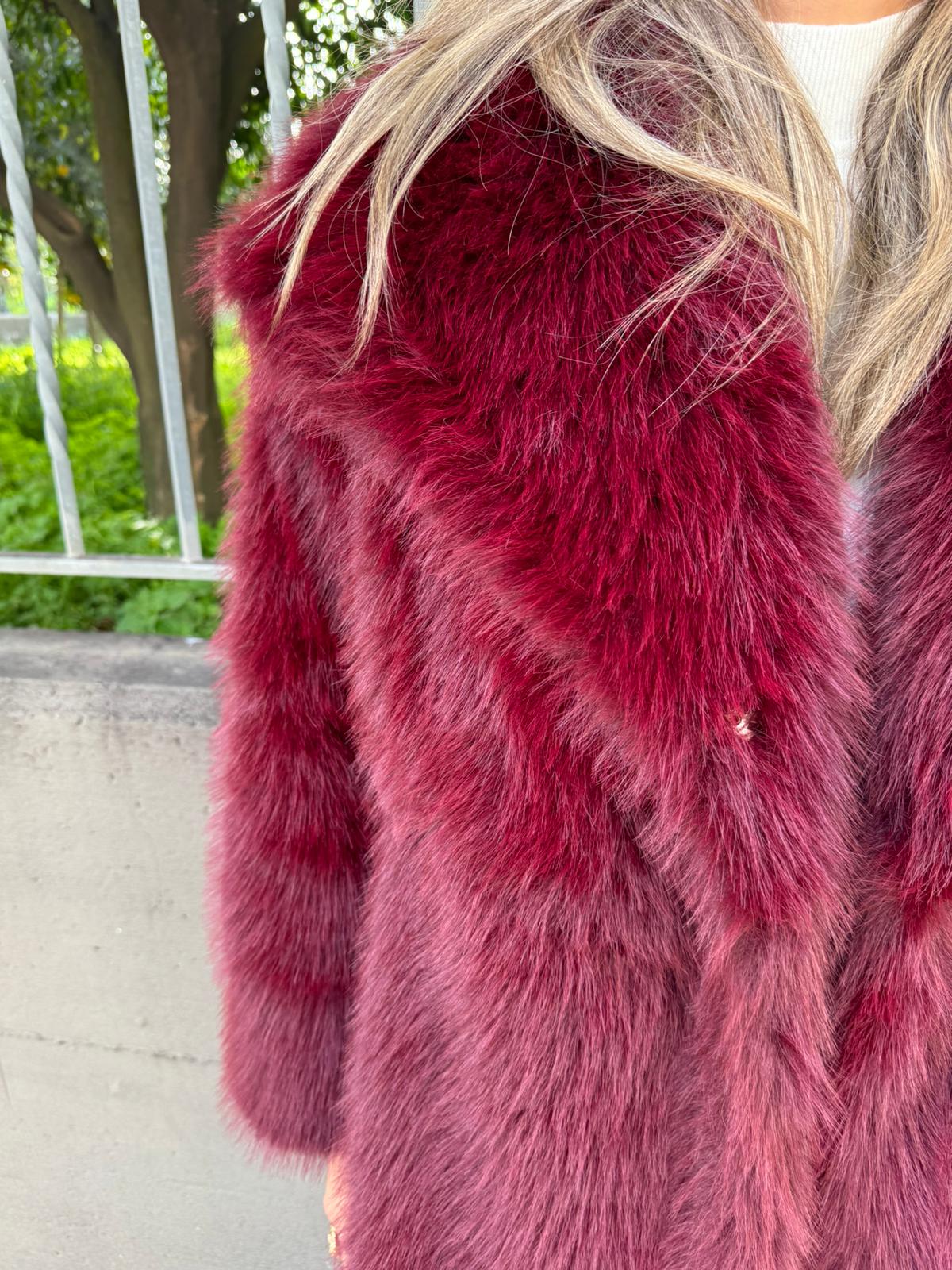 Pelliccia eco lunga modello over - immagine 5