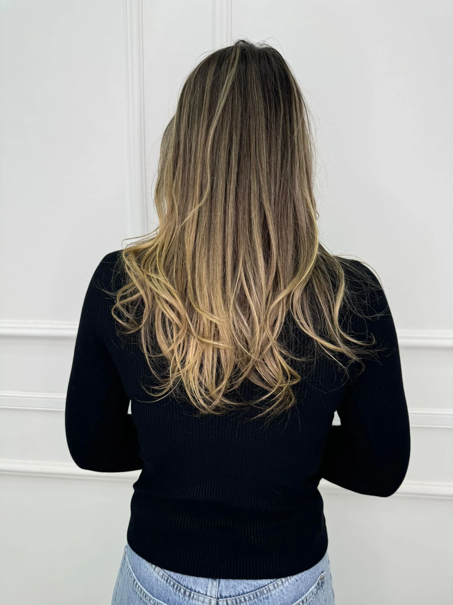 Maglioncino giro collo con fiore - immagine 7