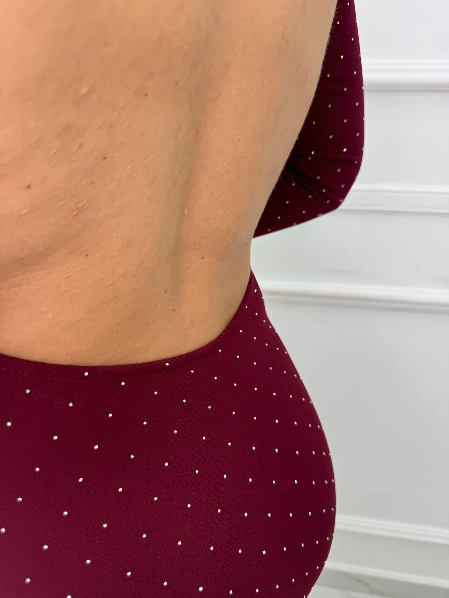 Vestitino con schiena scoperta e swarovski - immagine 4