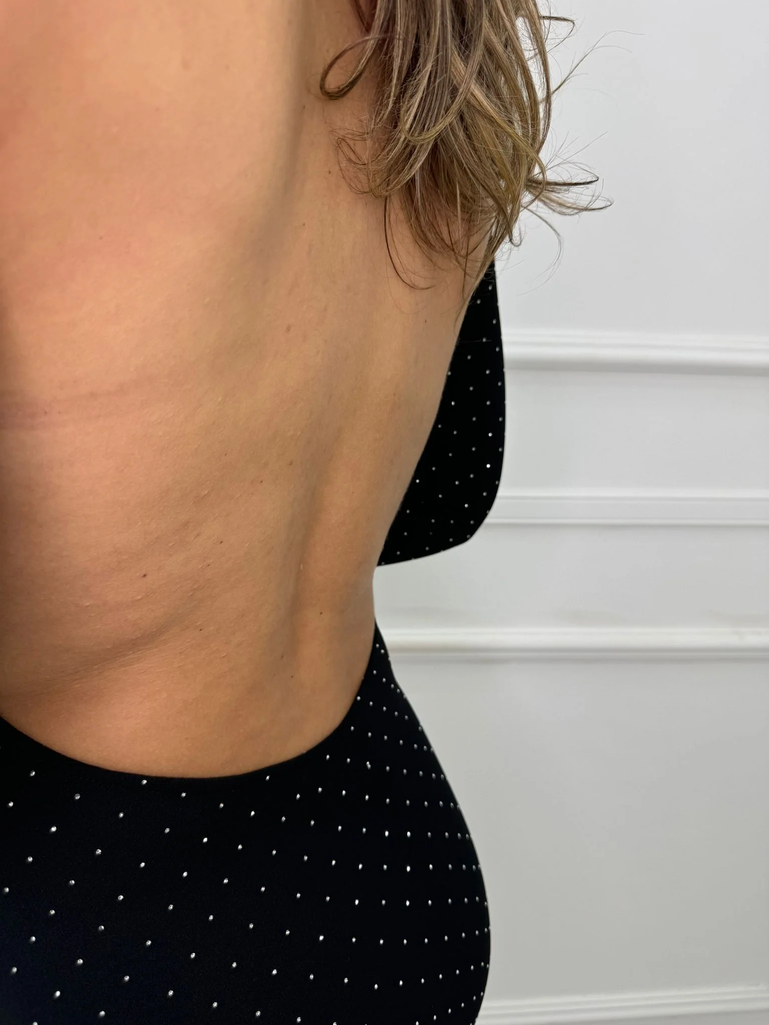 Vestitino con schiena scoperta e swarovski - immagine 7