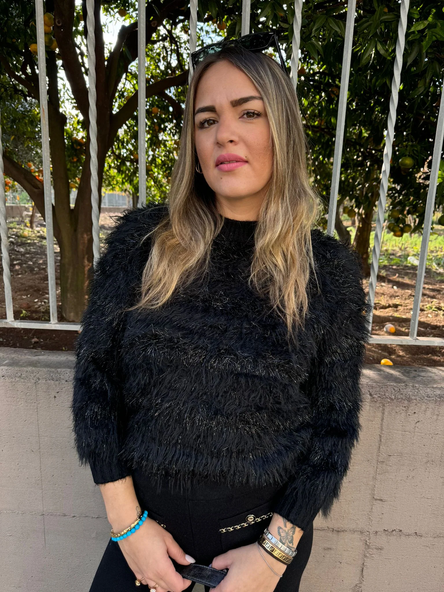 Maglione in pelo giro collo - immagine 5