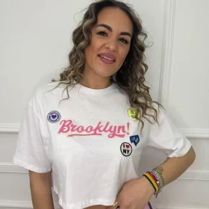 T-shirt crop Brooklyn