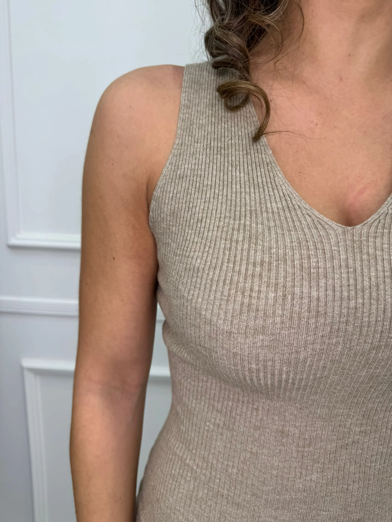 Coordinato 2 pezzi con vestito e cardigan lungo - immagine 4