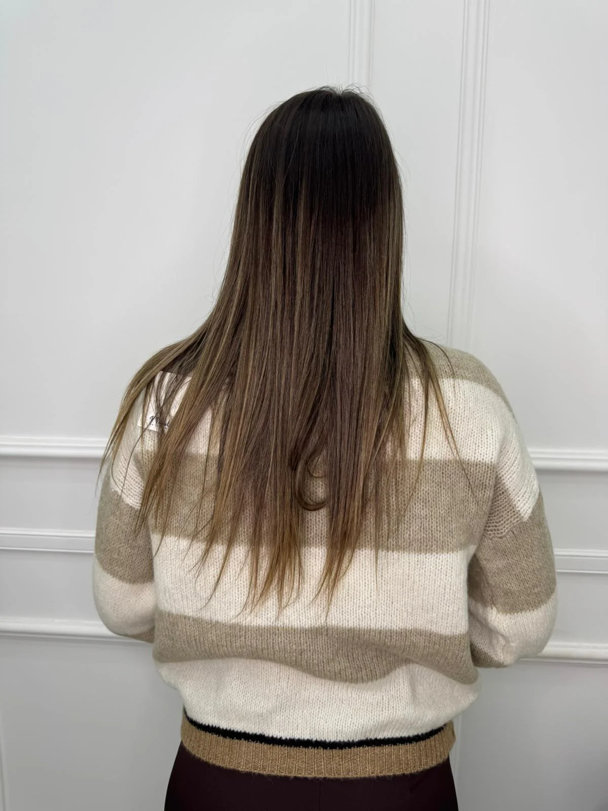 Maglione over a righe - immagine 7