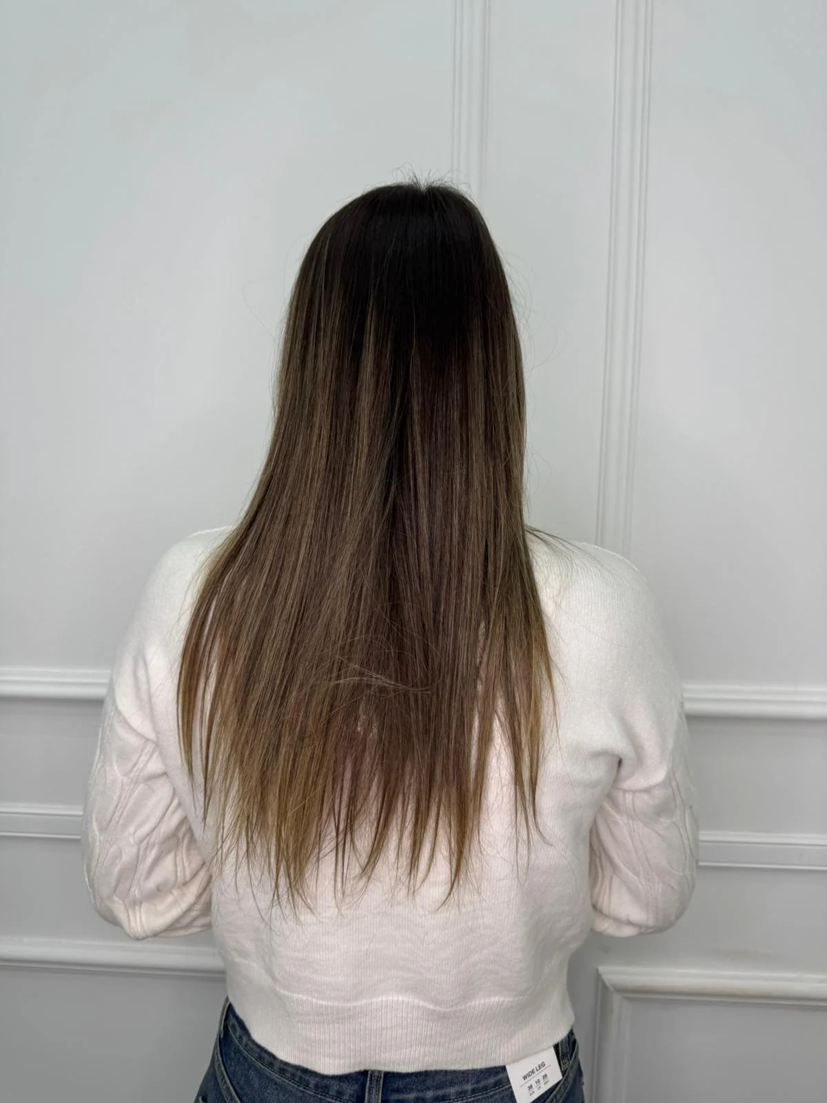 Maglione giro collo trama treccia - immagine 7