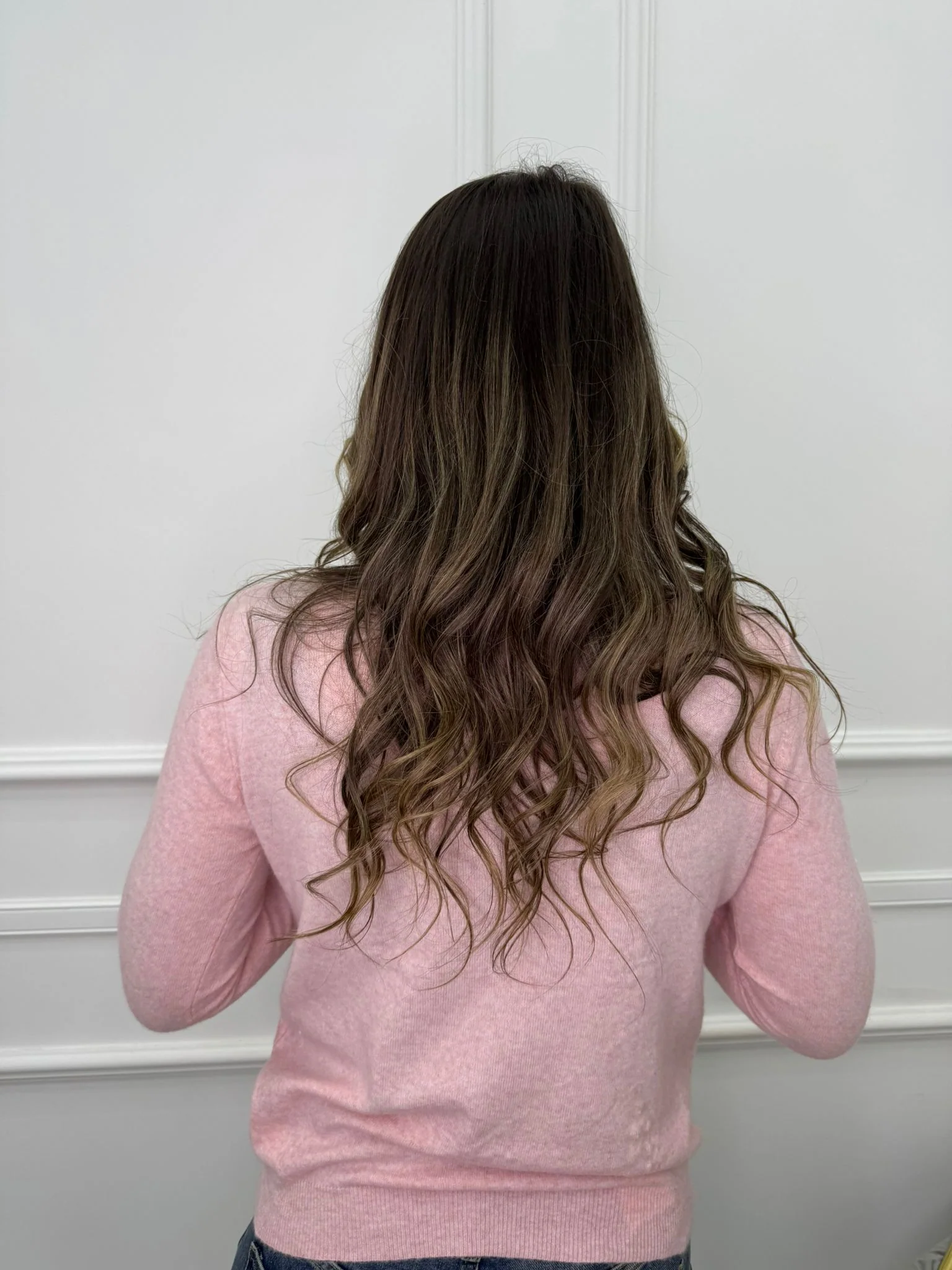 Maglioncino giro collo con perline - immagine 4