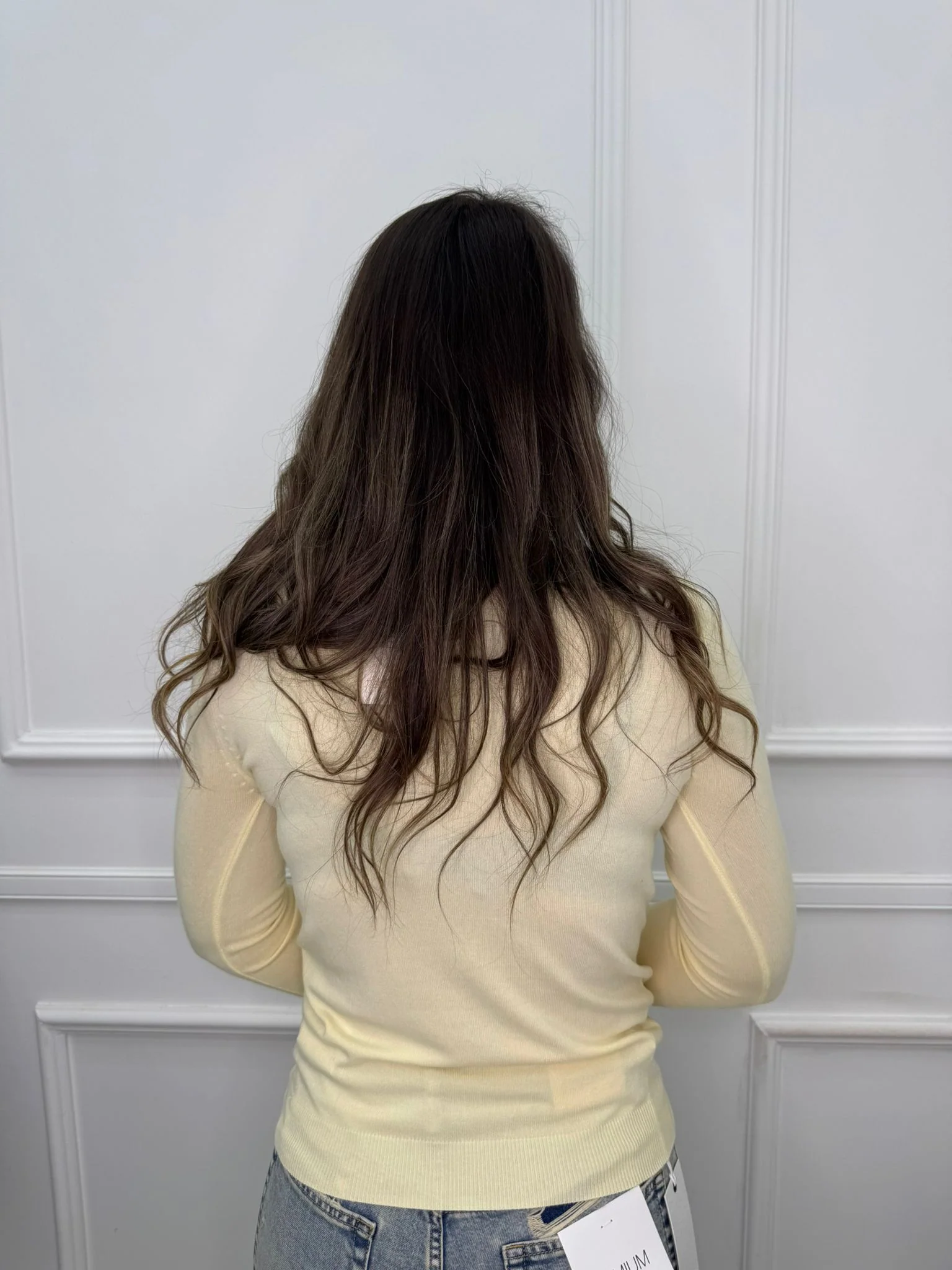 Maglioncino giro collo basic tinta unita - immagine 7