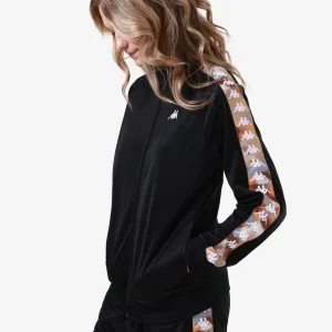 Completo tuta donna KAPPA 222 Banda felpa + pantalone Graphiktape nero